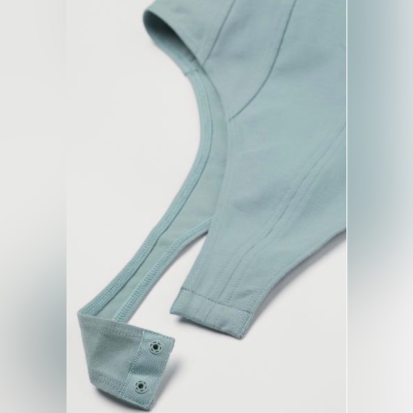 🌻H&M Pastel Blue Thong Bodysuit - Picture 2 of 3
